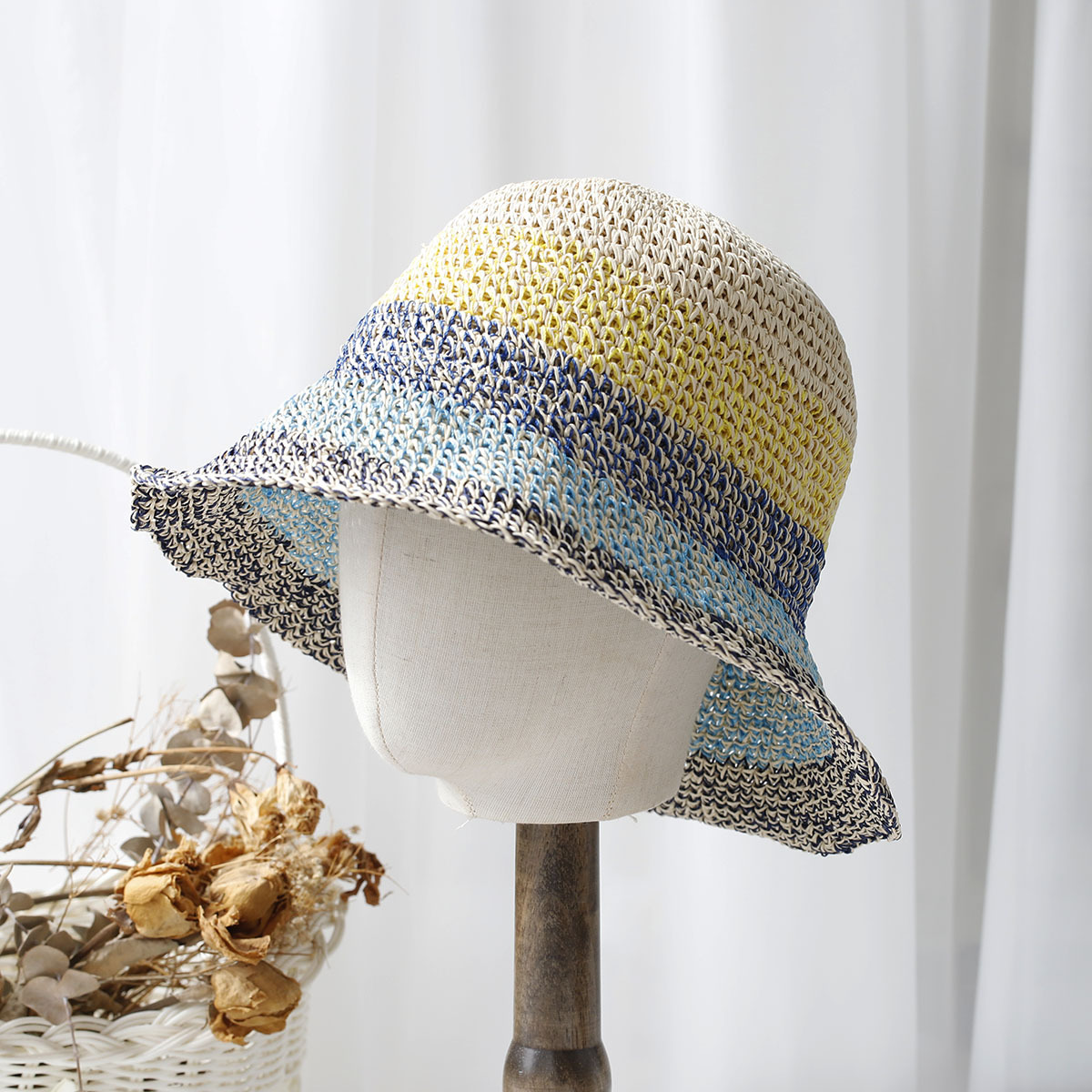 Chapeau de paille pliable de h - Hat Floppy Wide avis et prix