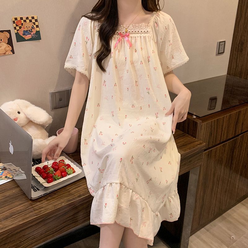Robe de nuit style princesse g - Romper Floral Print avis et prix
