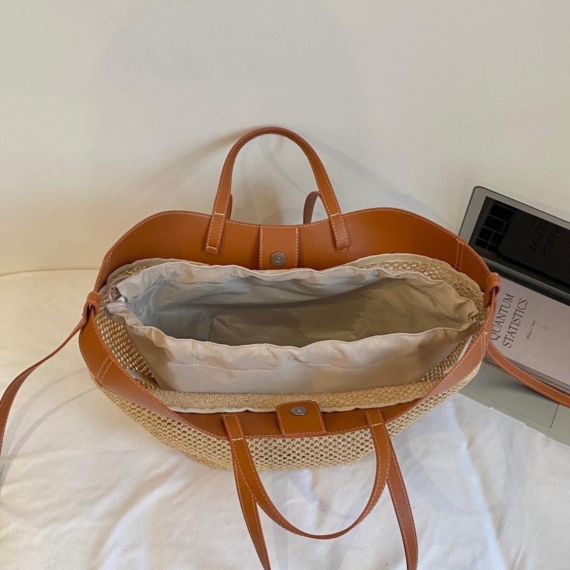 Sacs fourre-tout en paille tri - Crochet Bag Raffia avis et prix