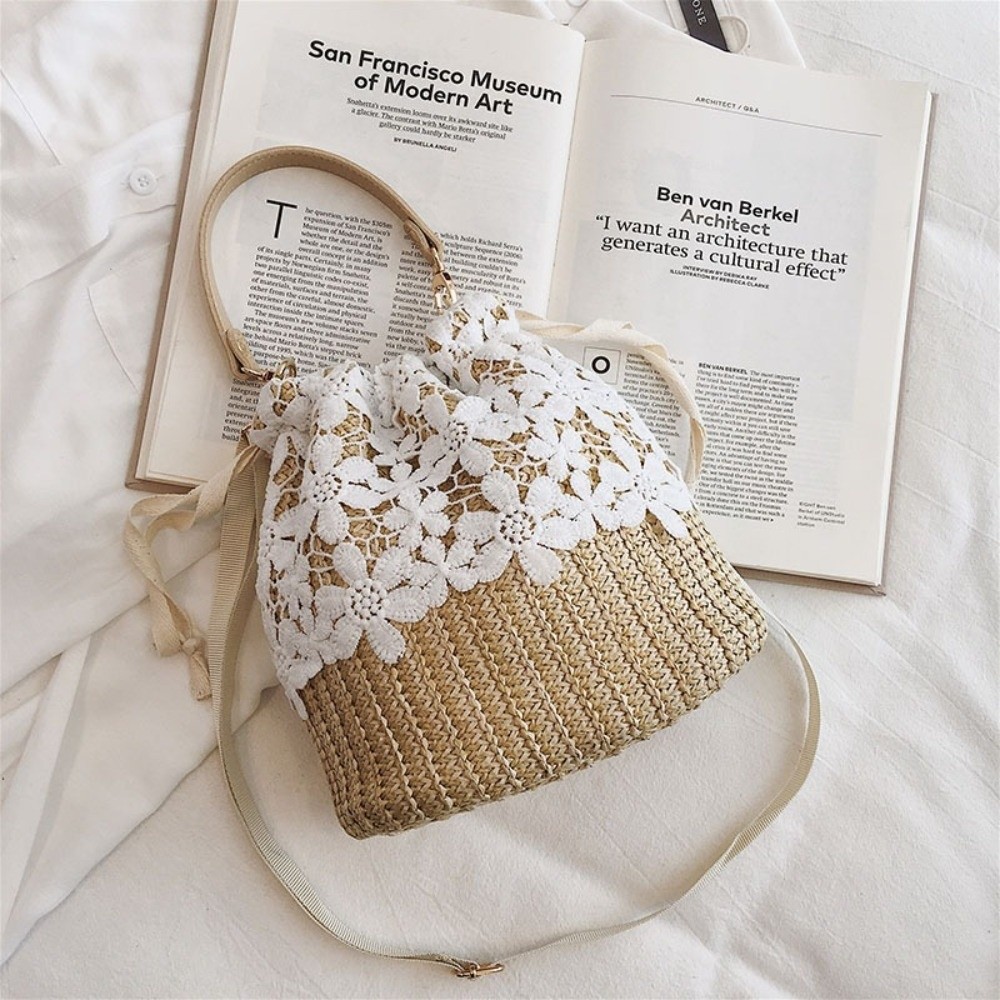 Sac à bandoulière vintage en p - Tote Bag Beach avis et prix