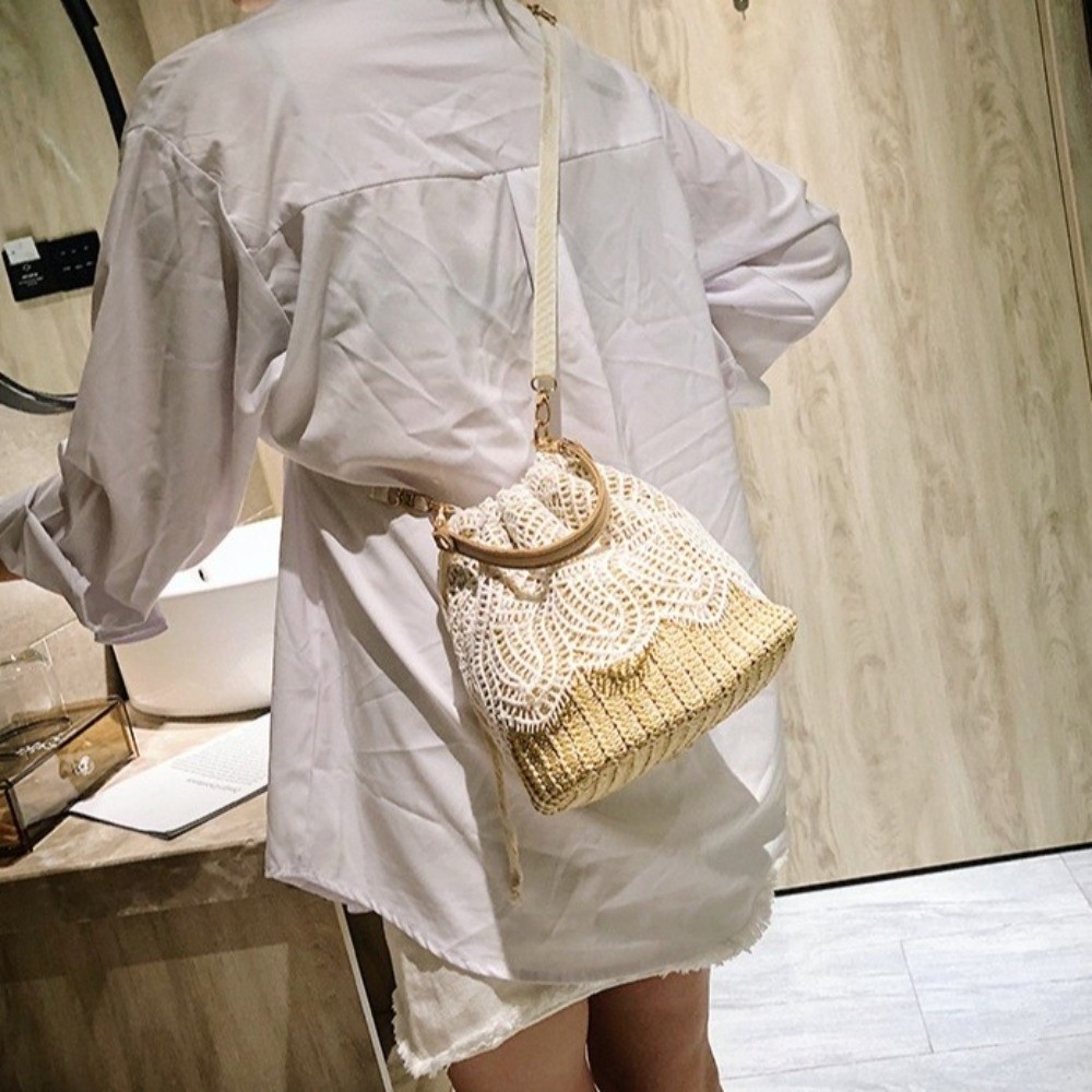 Sac à bandoulière vintage en p - Tote Bag Beach avis et prix