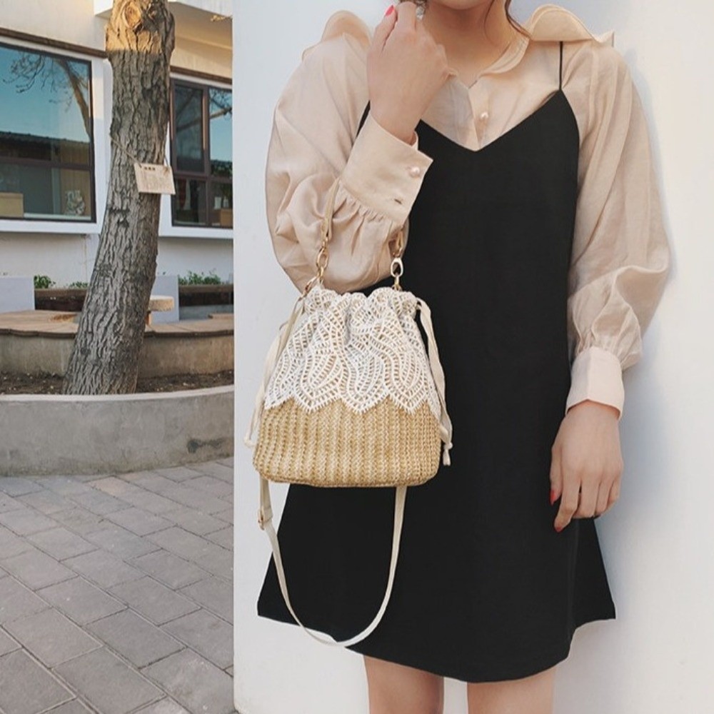 Sac à bandoulière vintage en p - Tote Bag Beach avis et prix