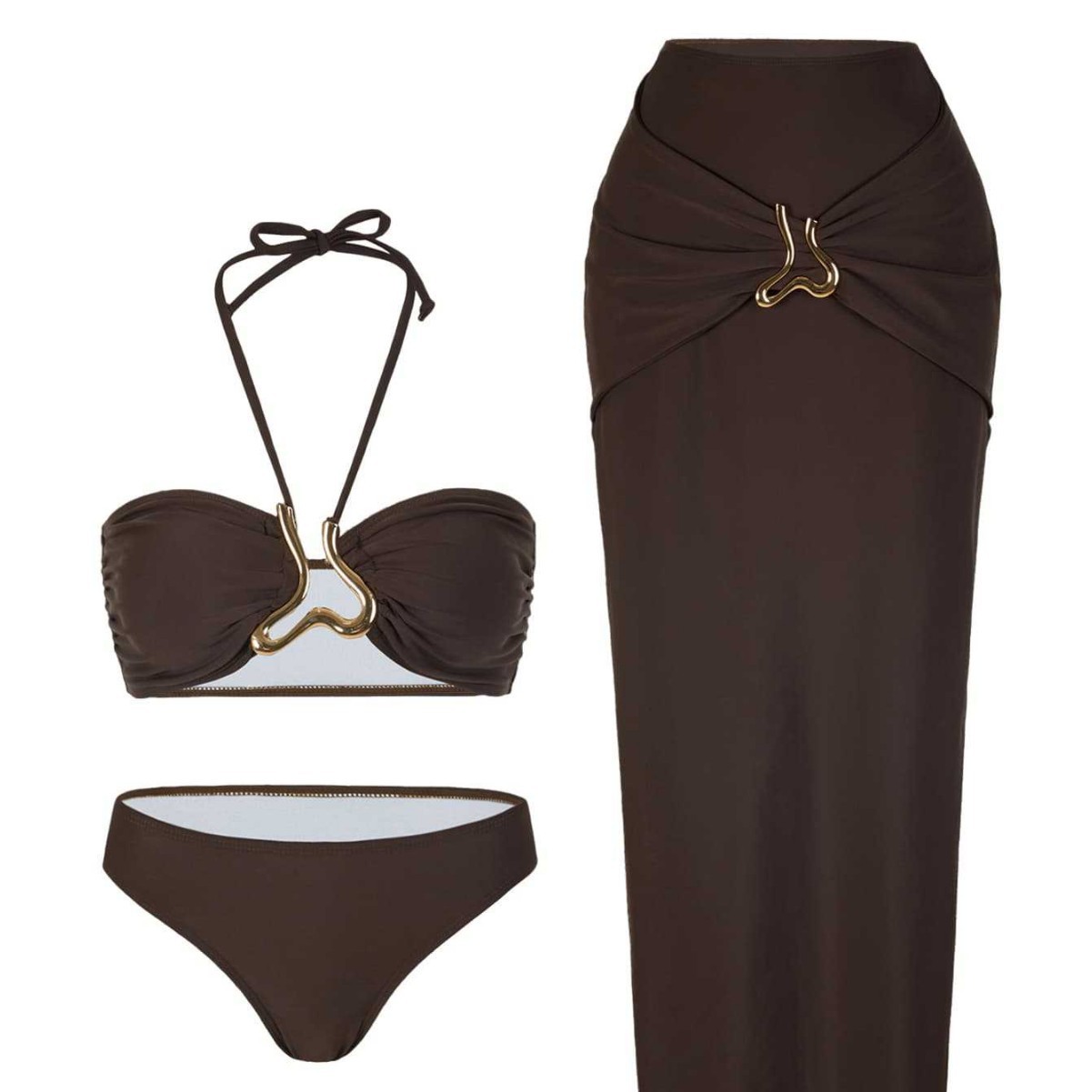 Maillot de bain deux pièces po - Swimsuit Bikini Ruched avis et prix