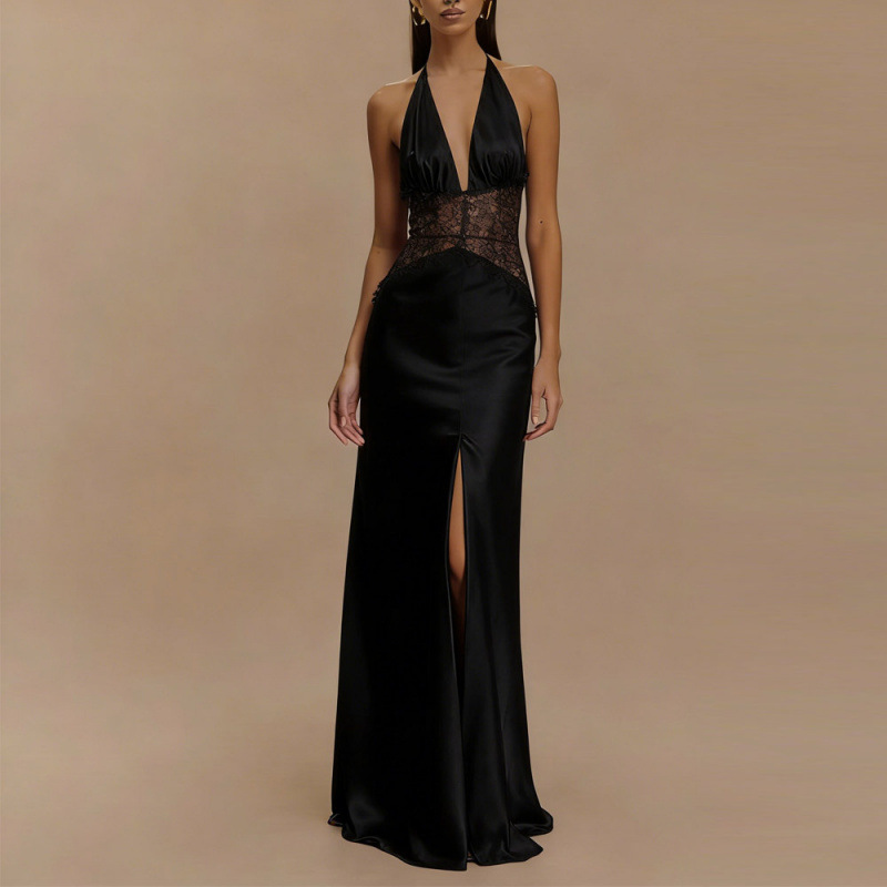 Robe longue sexy dos nu à lico - Maxi Dress Halter avis et prix