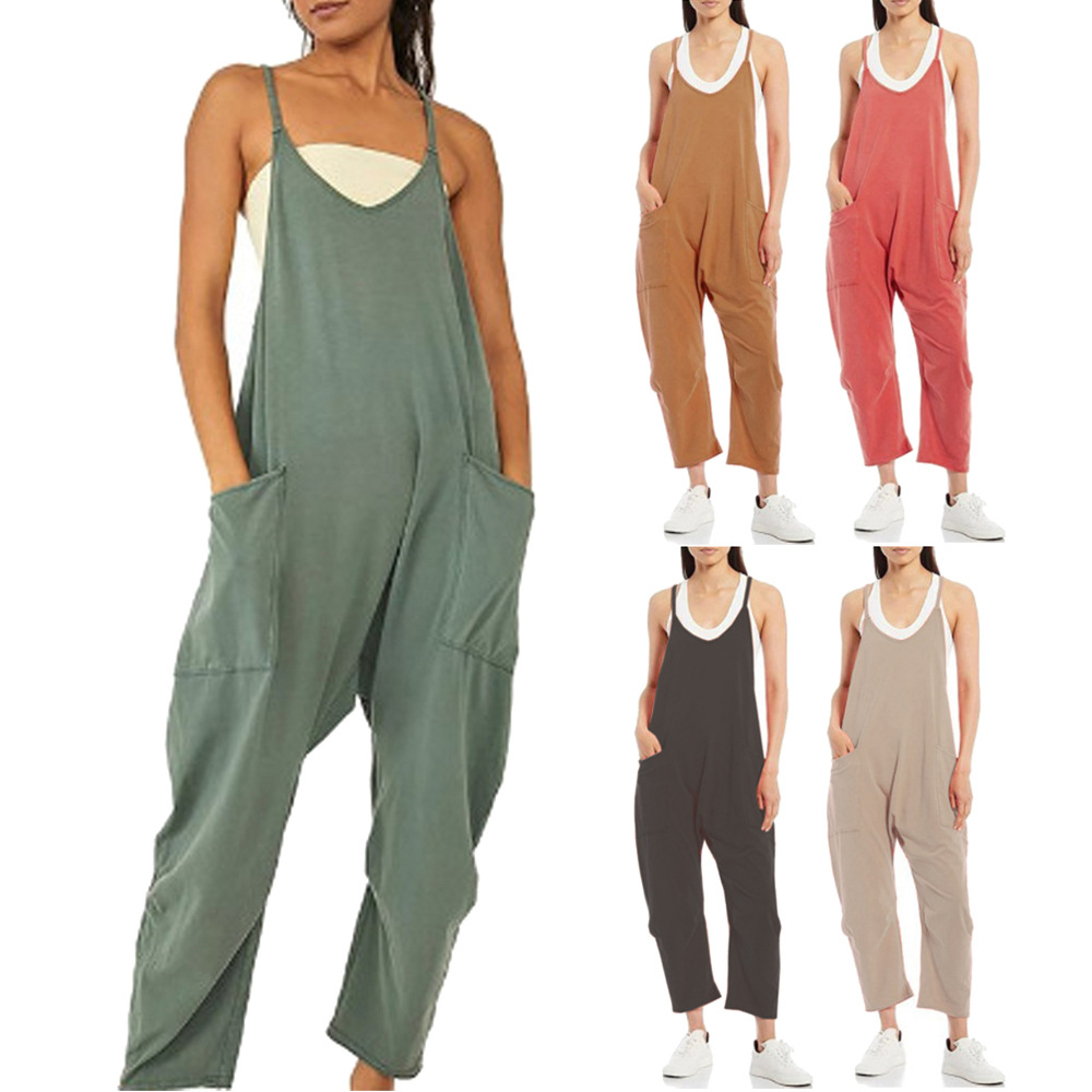 Combinaison d'été ample décont - Jumpsuit Linen Relaxed avis et prix