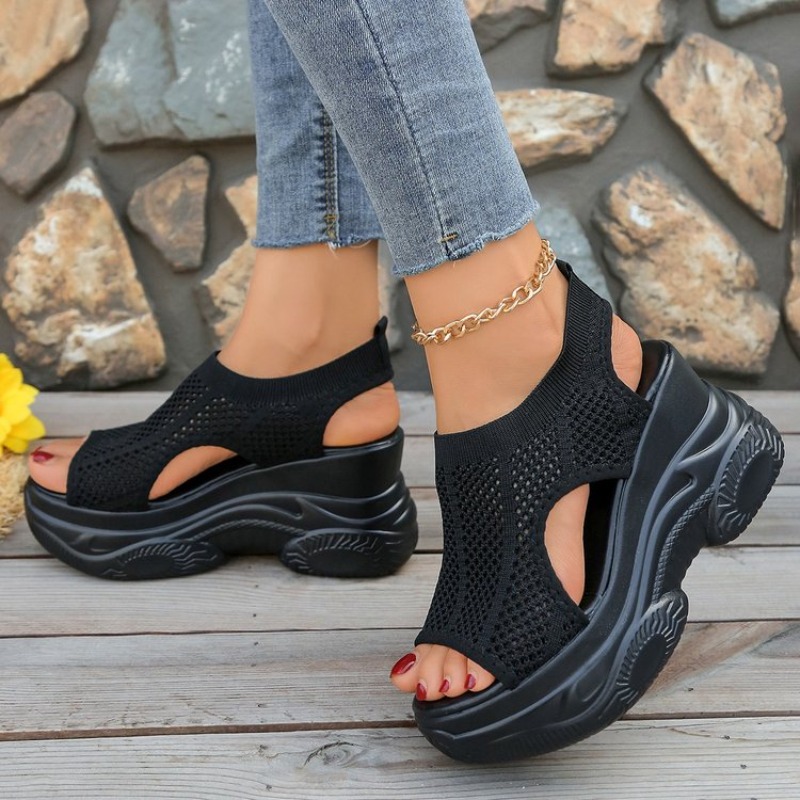 Sandales compensées pour femme - Wedge Espadrille Women avis et prix