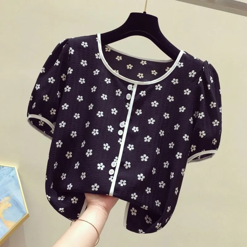 Chemisier Femme en Coton à Imp - Romper Floral Print avis et prix