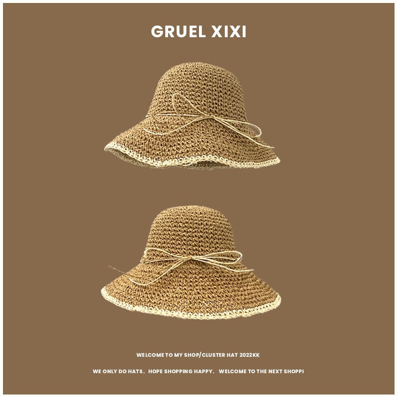 1 pièce Chapeau de paille d'ét - Hat Floppy Wide avis et prix