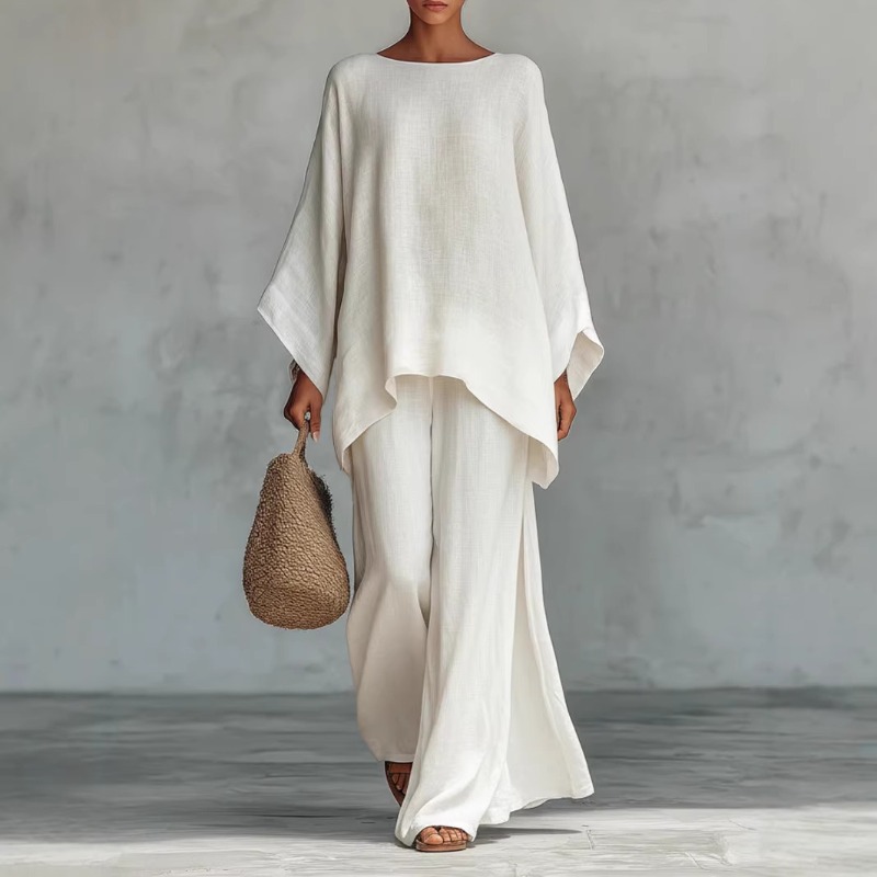 Nouvelle Collection Printemps  - Linen Pant Wide avis et prix