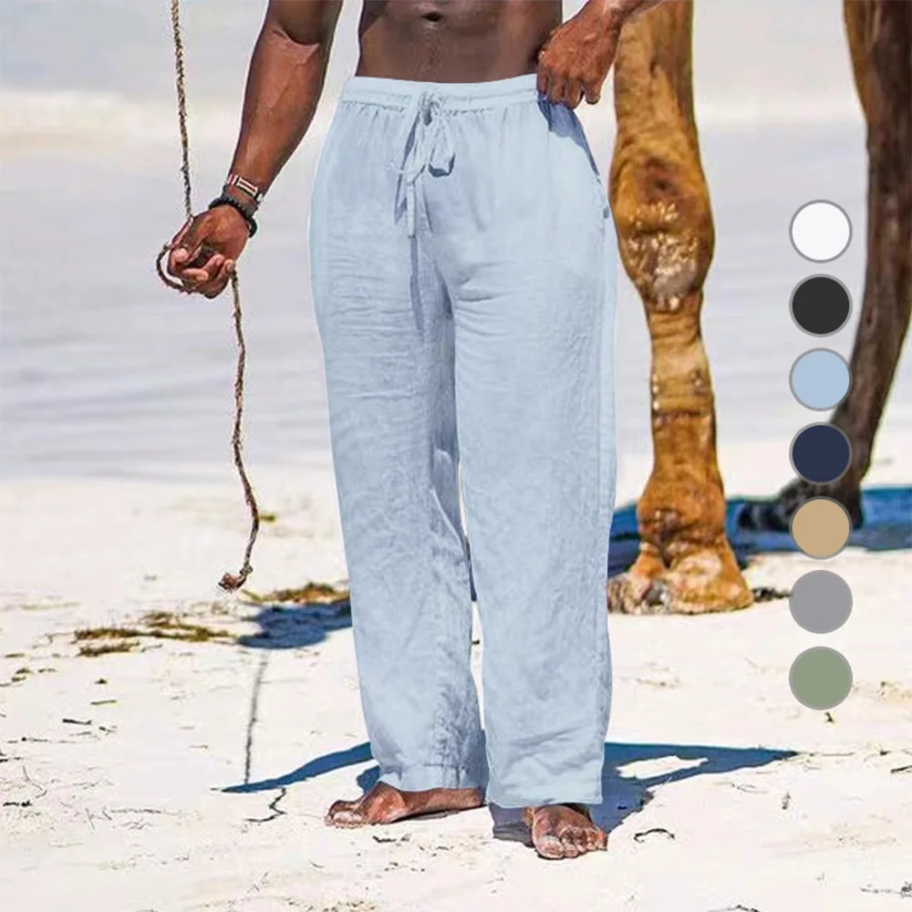 Pantalon en coton et lin pour  - Linen Pant Wide avis et prix