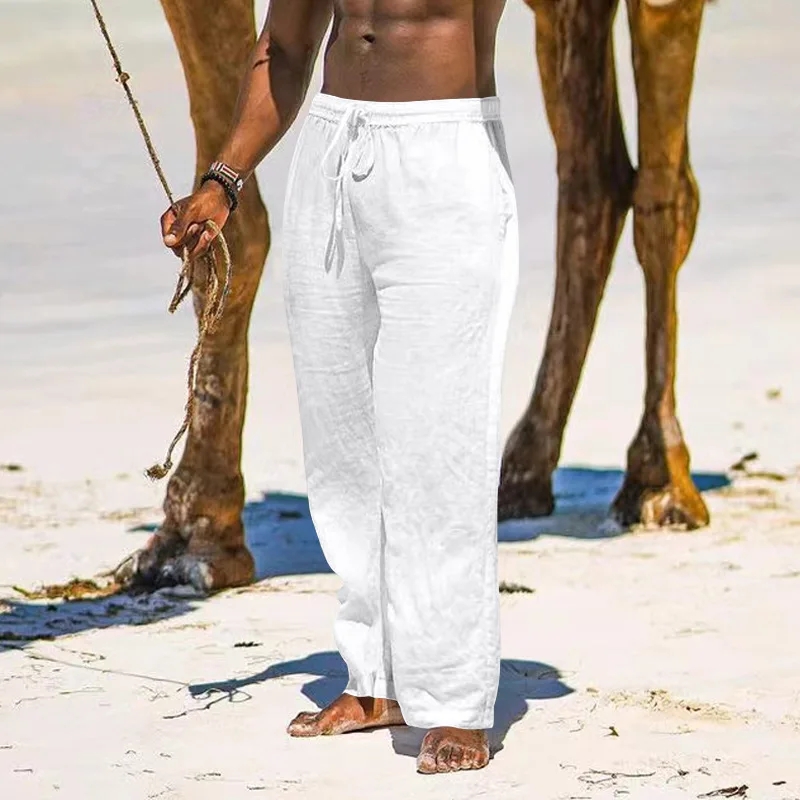 Pantalon en coton et lin pour  - Linen Pant Wide avis et prix